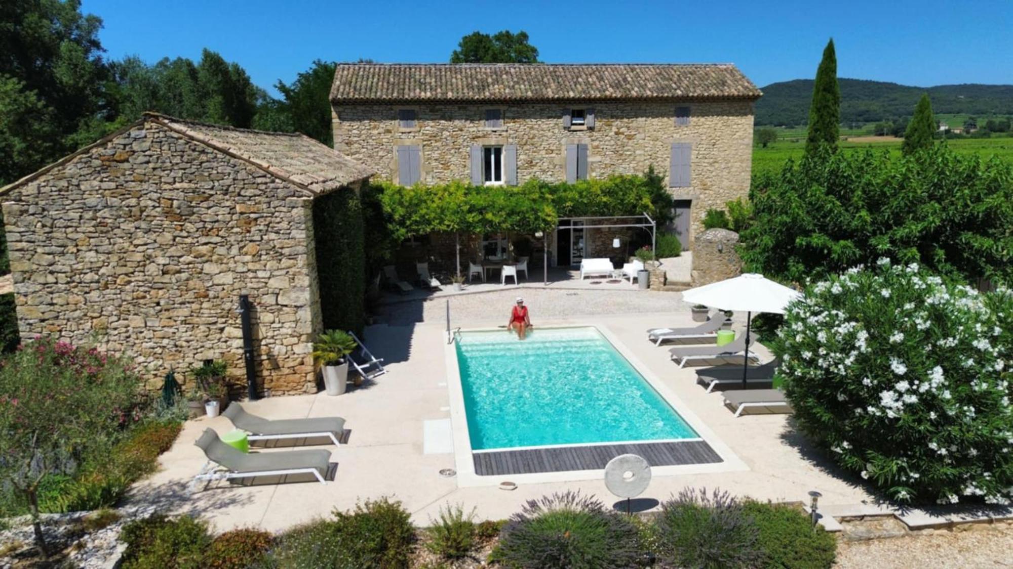 le gîte de Montagnac La Roque-sur-Cèze Extérieur photo
