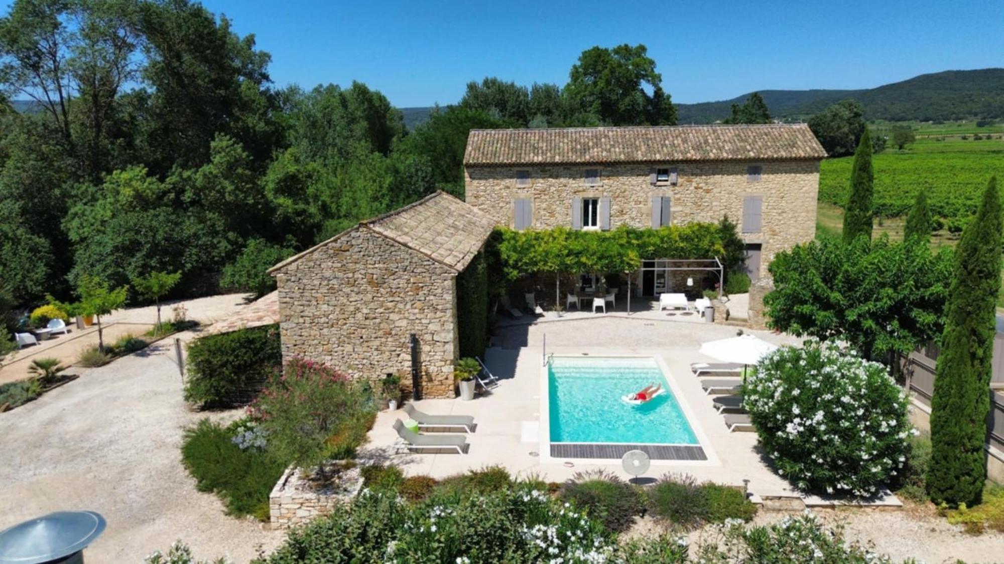 le gîte de Montagnac La Roque-sur-Cèze Extérieur photo