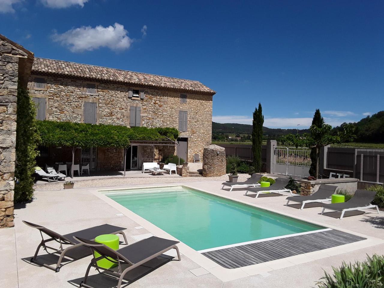 le gîte de Montagnac La Roque-sur-Cèze Extérieur photo